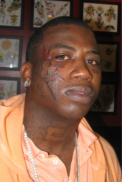 Gucci Mane's Ice Cream Face Tattoo